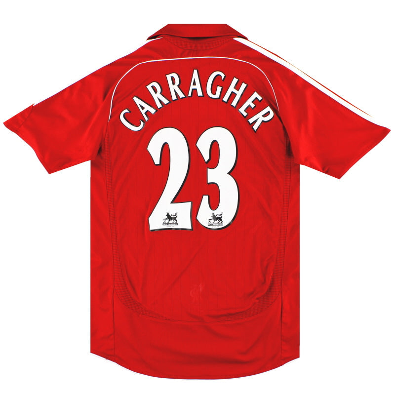 2006-08 Camiseta de local del Liverpool adidas Carragher #23 S