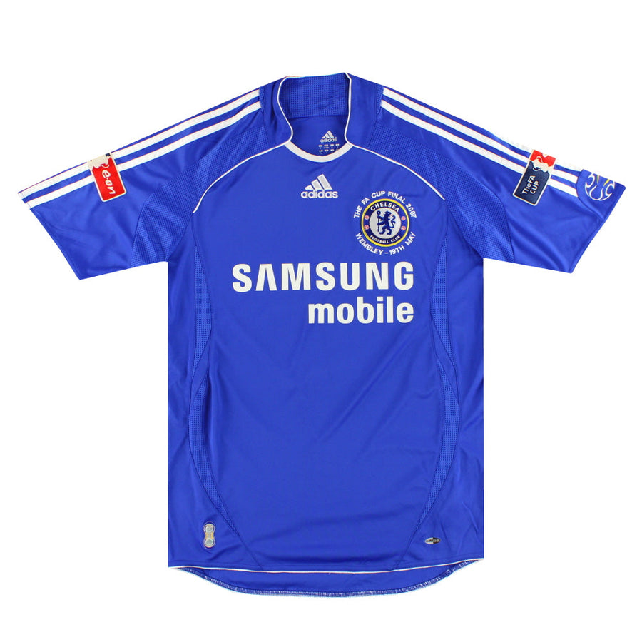 Camiseta de local del Chelsea de adidas 2006-08 'Final de la FA Cup' Talla S