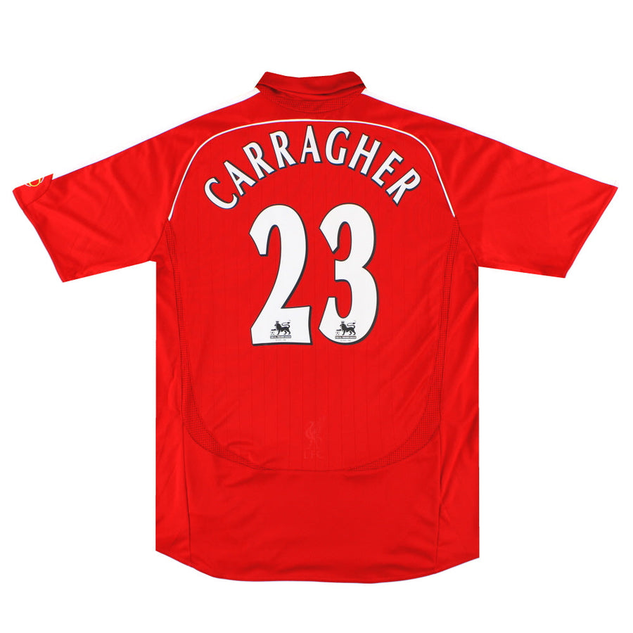2006-08 Camiseta de la casa del Liverpool adidas Carragher #23 *con etiquetas* L