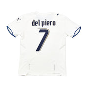 2006 Italia Del Piero #7 Camiseta Visitante (M) Puma