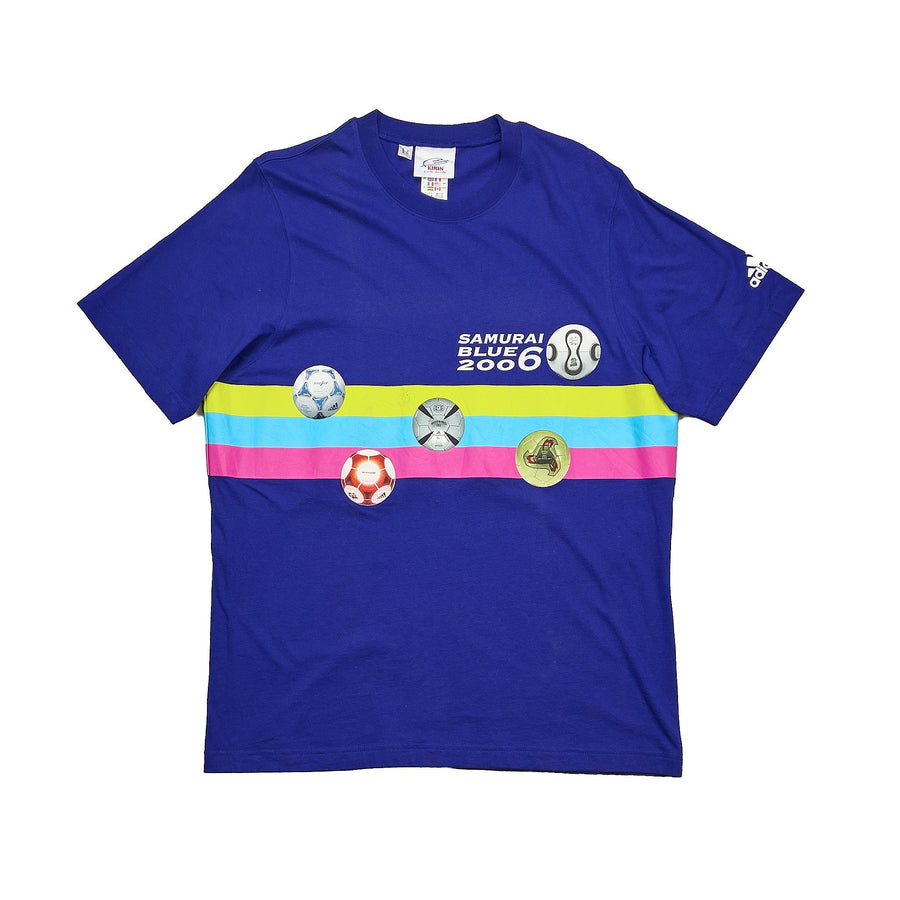 Camiseta de la selección japonesa de fútbol "Samurai Blue" Adidas 2006 para fans (M)