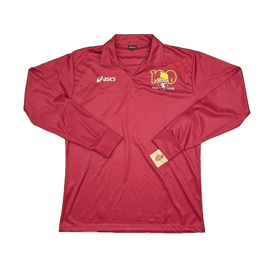 Camiseta Asics de local de manga larga del centenario del Torino de 2006/07 (Talla L) *Nueva con etiquetas - con defectos*