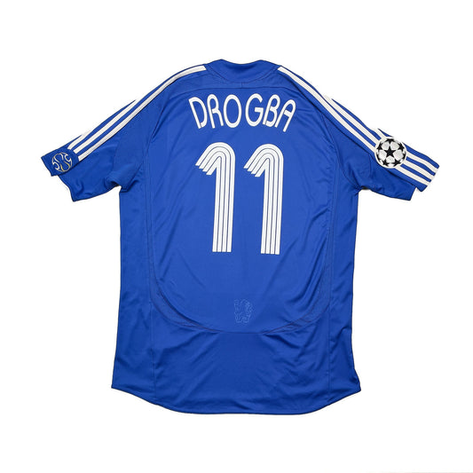2006/08 Chelsea Drogba #11 C/L Home Shirt (L) Adidas