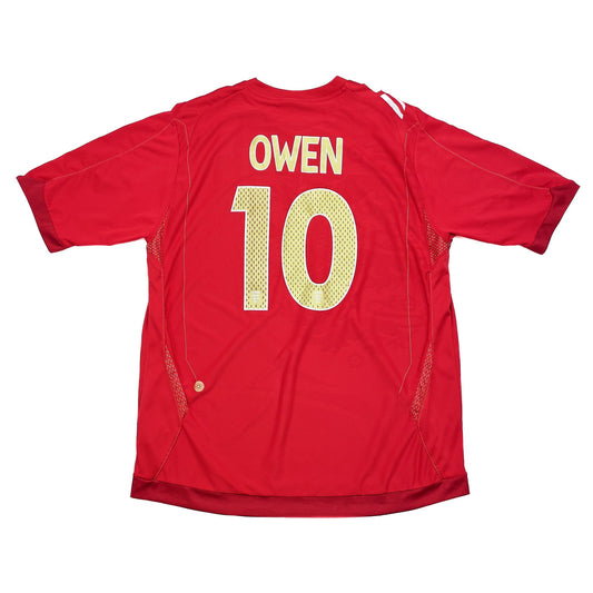 2006/08 England Owen #10 Away Shirt (XL) Umbro