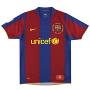 Camiseta de casa Nike del Barcelona 2007-08 Talla S