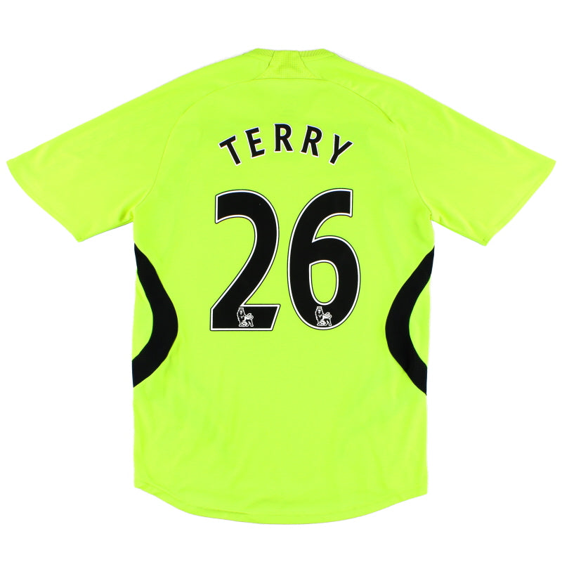 Camiseta de Visitante del Chelsea adidas 2007-08 Terry #26 XL
