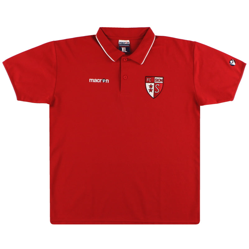 Camiseta Polo Macron FC Sion 2007-08 *Impecable* XL