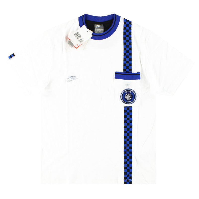 2007-08 Inter Milán Nike Camiseta Cuello Redondo *con etiquetas* S