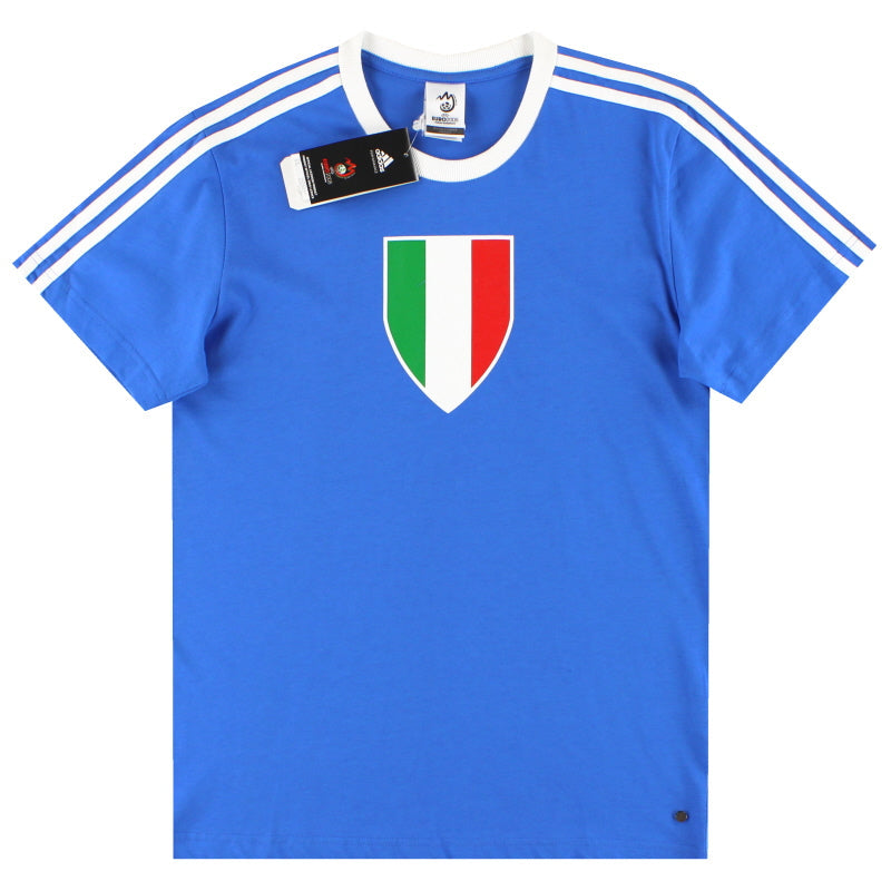 2007-08 Italia adidas Graphic Tee *con etiquetas* M