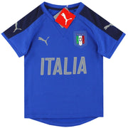 2007-08 Italia Puma Camiseta Gráfica *Nueva en Caja* XS.Niños