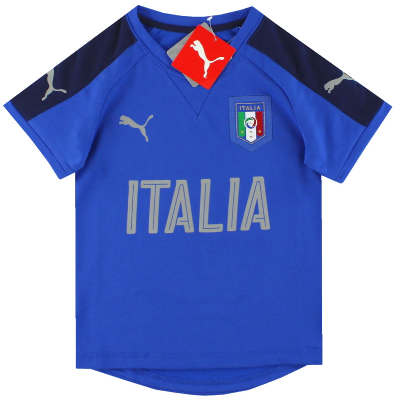 2007-08 Italia Puma Camiseta Gráfica *Nueva en Caja* XS.Niños