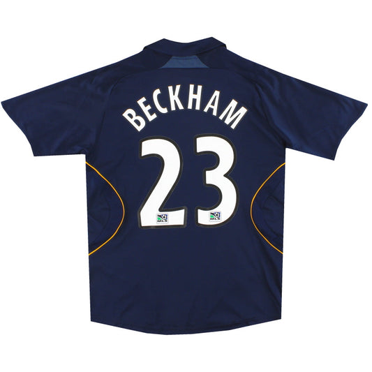2007-08 LA Galaxy adidas Away Shirt Beckham #23 S.Boys