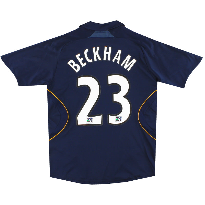2007-08 LA Galaxy camiseta Adidas visitante Beckham #23 S.Niños