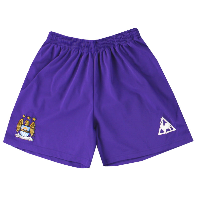 2007-08 Manchester City Le Coq Sportif Pantalones Cortos de Visitante Talla S