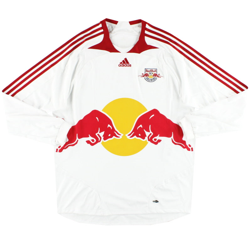 Camiseta local Adidas del Red Bull Salzburgo 2007-08 de manga larga XL