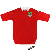 Camiseta Kappa de local de Gales 2007-08 *con etiquetas* M