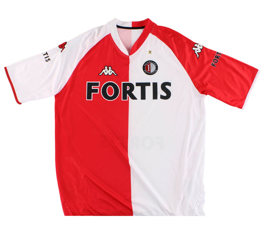2007-08 Feyenoord Kappa '10-0' Home Shirt L