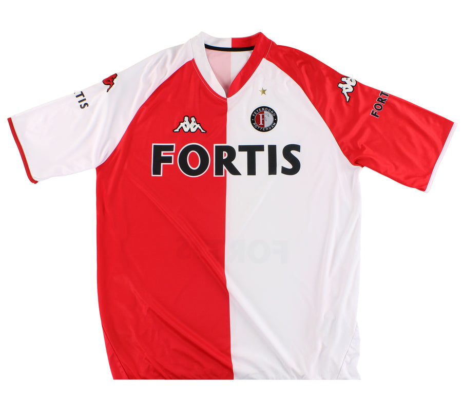 2007-08 Feyenoord Kappa '10-0' Home Shirt L