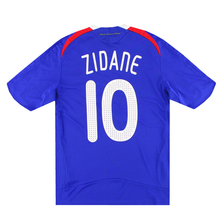 Camiseta adidas Francia Local 2007-08 Zidane #10 Talla S