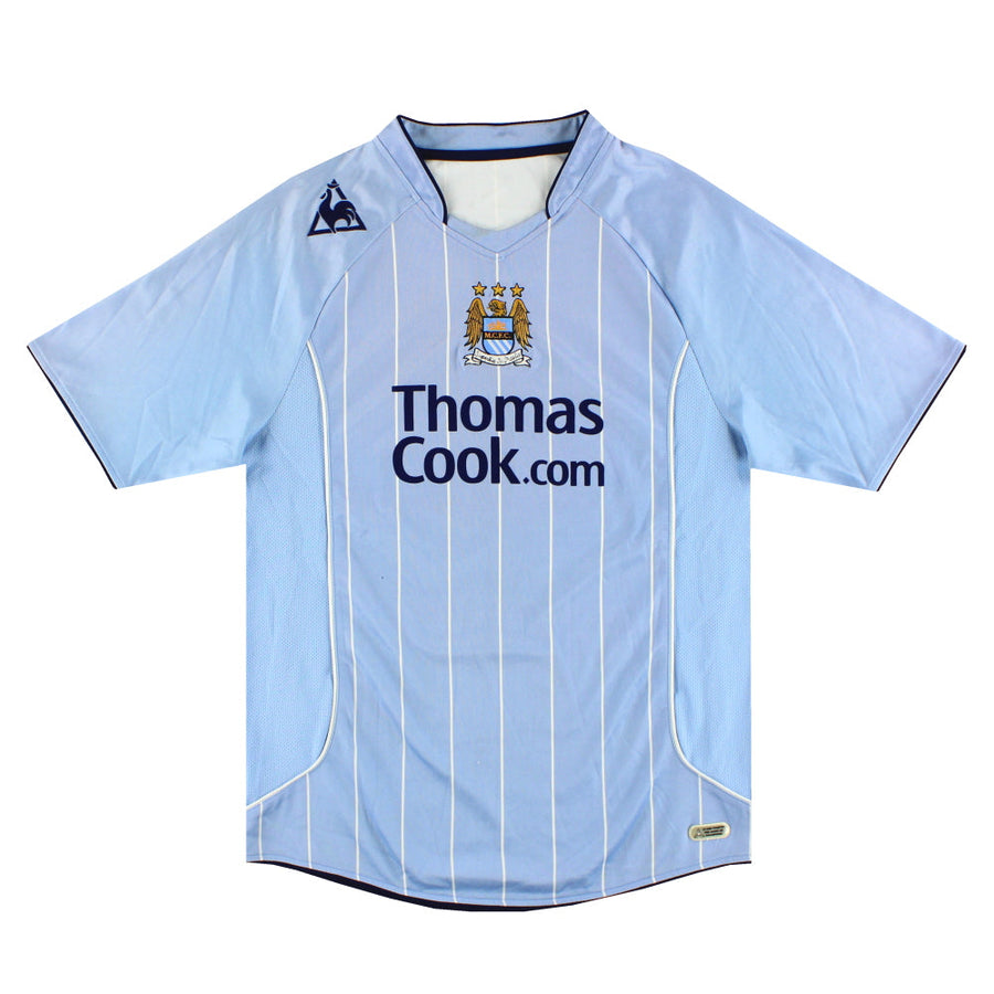 Camiseta Local Manchester City Le Coq Sportif 2007-08 L