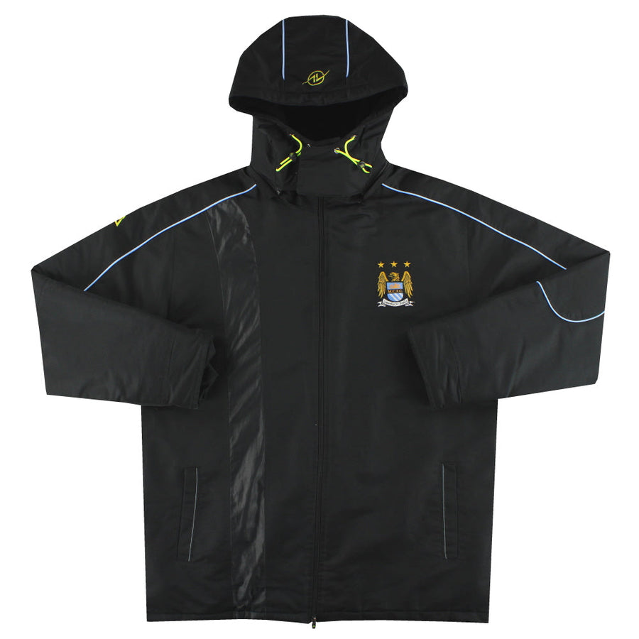 2007-08 Manchester City Le Coq Sportif Abrigo acolchado de banquillo L