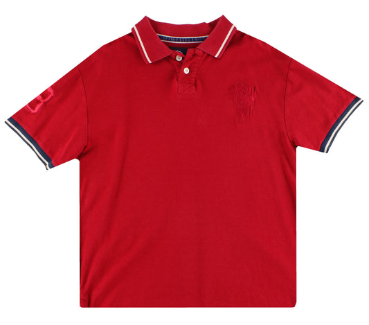 2007-08 Manchester United Heritage Polo Shirt XL