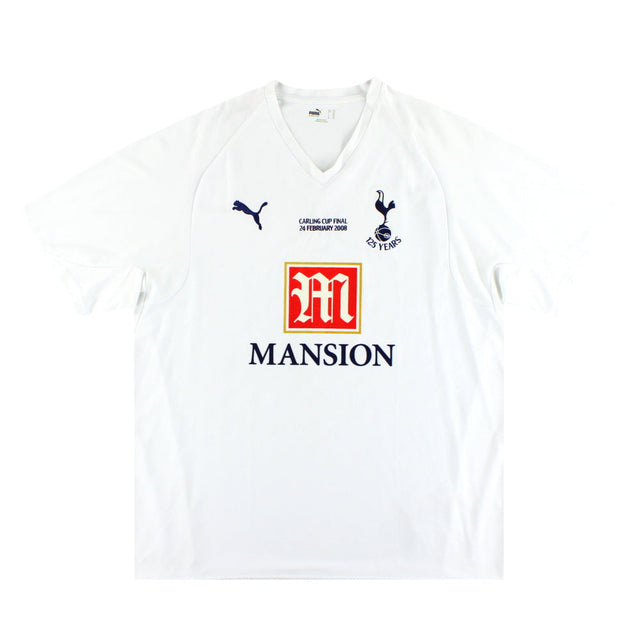 2007-08 Tottenham Puma '125 Year' 'Cup Final' Home Shirt XL