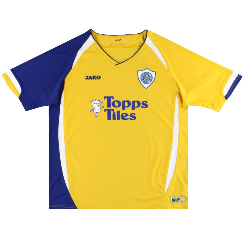 2007-09 Leicester Jako camiseta de visitante L