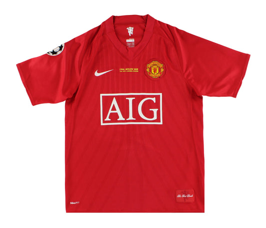 2007-09 Manchester United Nike 'CL Final' Home Shirt *Mint* S