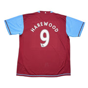 Camiseta de local del Aston Villa 2007/08 Harewood #9 (XXL) Nike