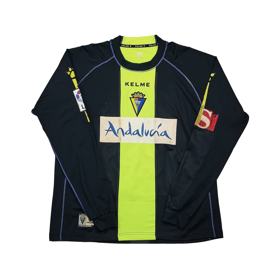 2007/08 Cádiz CF R.Navas #13 Manga Larga *Issue de Partido* Camiseta Portero (L) Kelme