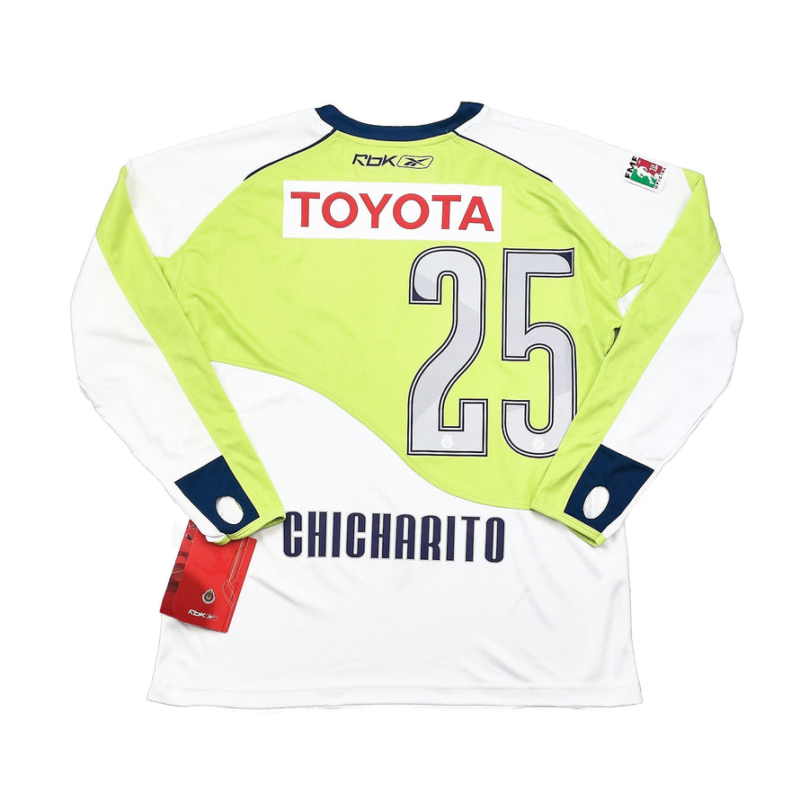 2007/08 Chivas Guadalajara Chicharito #25 *BNWT* Camiseta de visitante de manga larga (S) Reebok