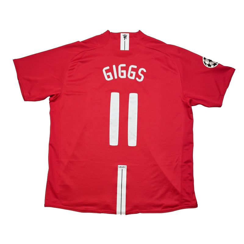 2007/08 Manchester United Giggs #11 *C/L Final* Home Shirt (XXXL) Nike