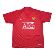 2007/08 Camiseta local Manchester United Scholes #18 (M) Nike