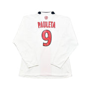 Camiseta de visitante de manga larga Nike del PSG Pauleta #9 *emitida para jugador* de la temporada 2007/08 (XL)