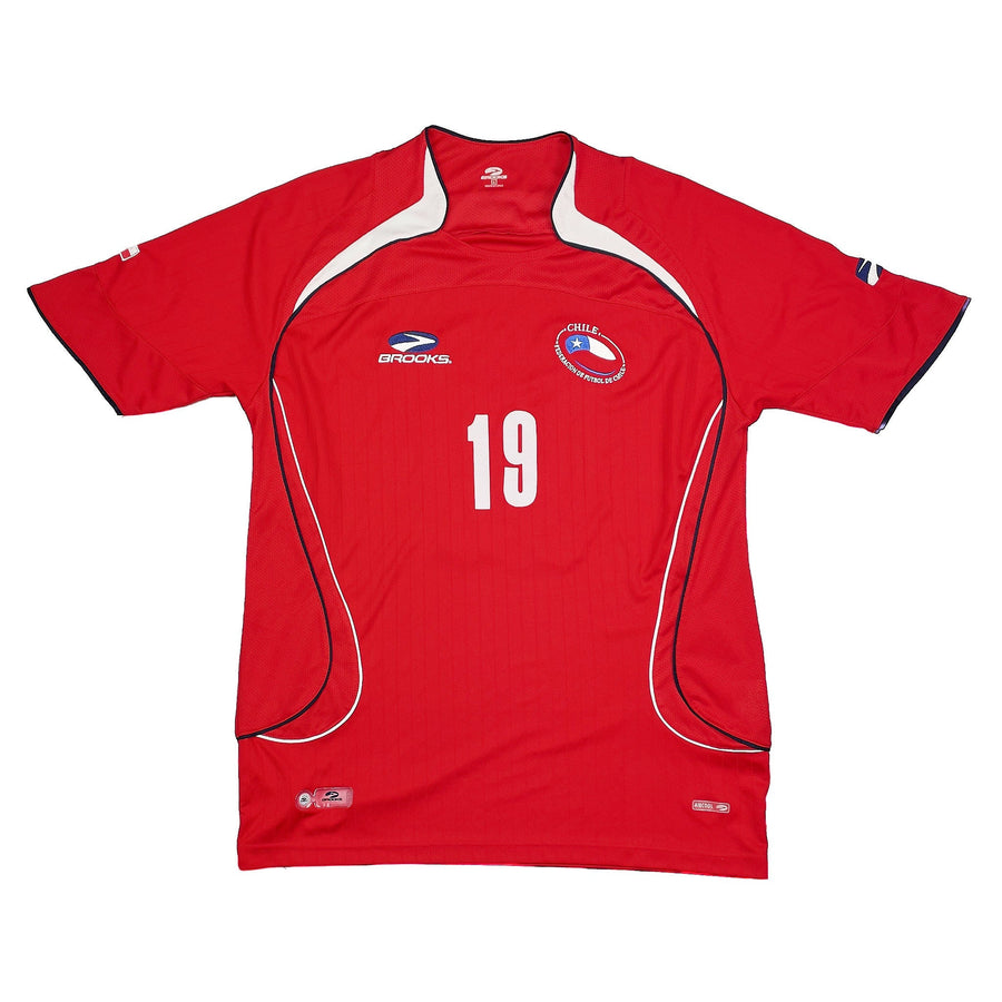 2007/09 Chile #19 Camiseta de local (Talla L) Brooks