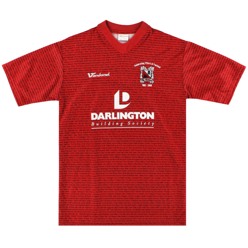 2008-09 Darlington Camiseta Visitante '125 Años' S