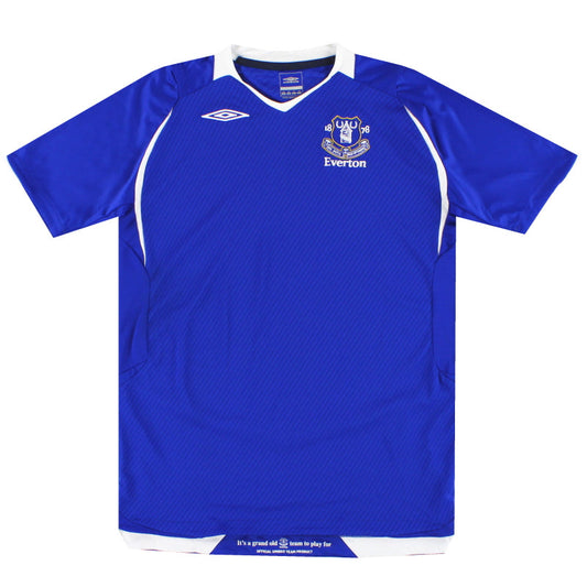 2008-09 Everton Umbro Home Shirt *Mint* XL.Boys