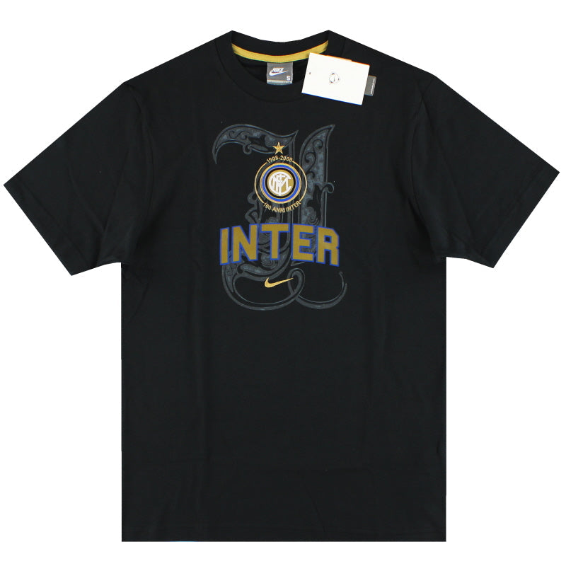 Camiseta gráfica Nike Inter de Milán 2008-09 *con etiquetas* S