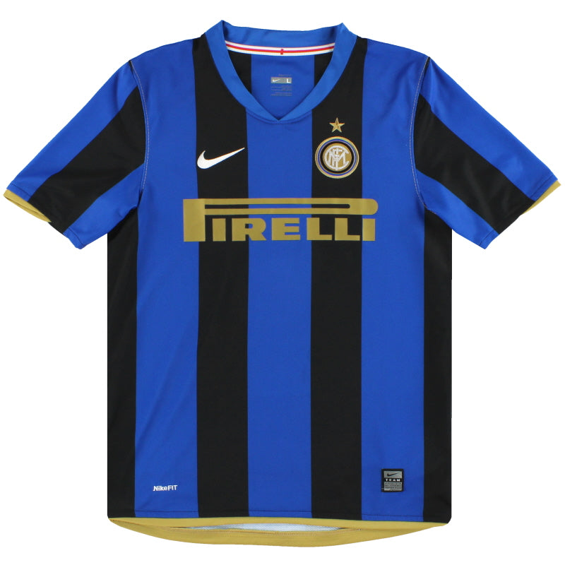 2008-09 Inter de Milán Nike Camiseta de local L