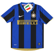 2008-09 Inter de Milán Camiseta Local Nike *c/etiquetas* S.Niños
