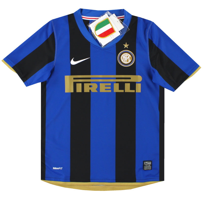 2008-09 Inter de Milán Camiseta Local Nike *c/etiquetas* S.Niños