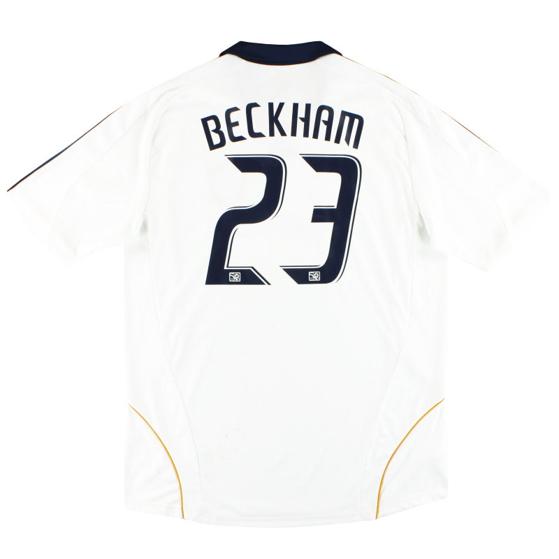 2008-09 LA Galaxy camiseta local adidas Beckham #23 XL