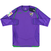 Camiseta de visitante Umbro del Málaga 2008-09, manga larga *con etiquetas*