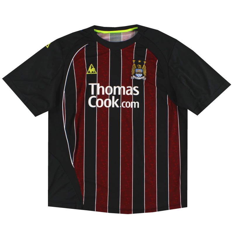Camiseta de visitante Manchester City Le Coq Sportif 2008-09 XXXL