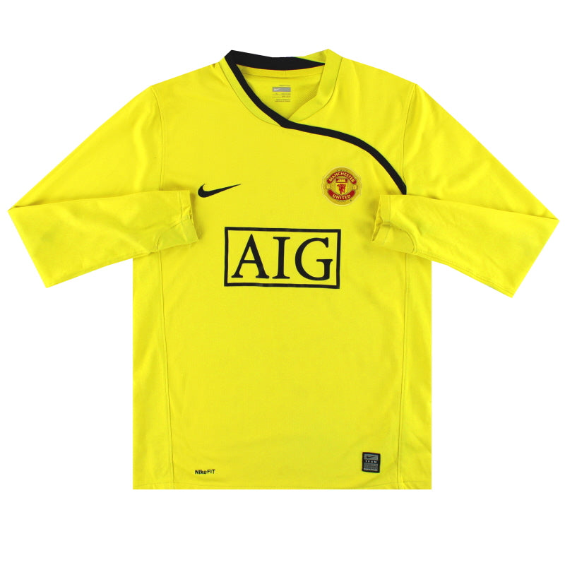 2008-09 Manchester United Nike Camiseta Portero XL.Niños