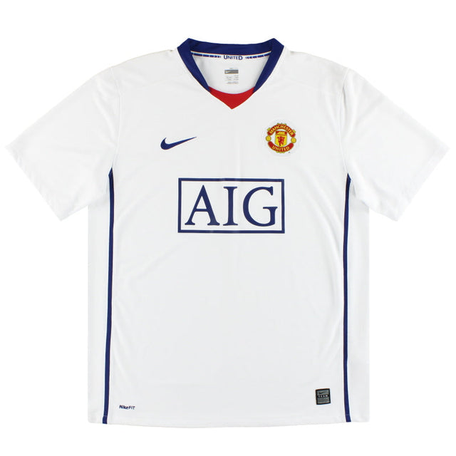 2008-09 Manchester United Nike Away Shirt L