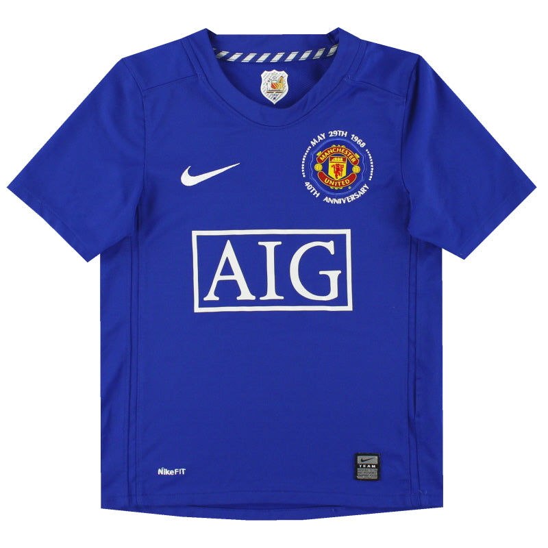 2008-09 Camiseta Nike Tercera Equipación Manchester United L.Boys