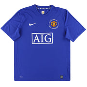 2008-09 Manchester United Nike Tercera Camiseta XXL