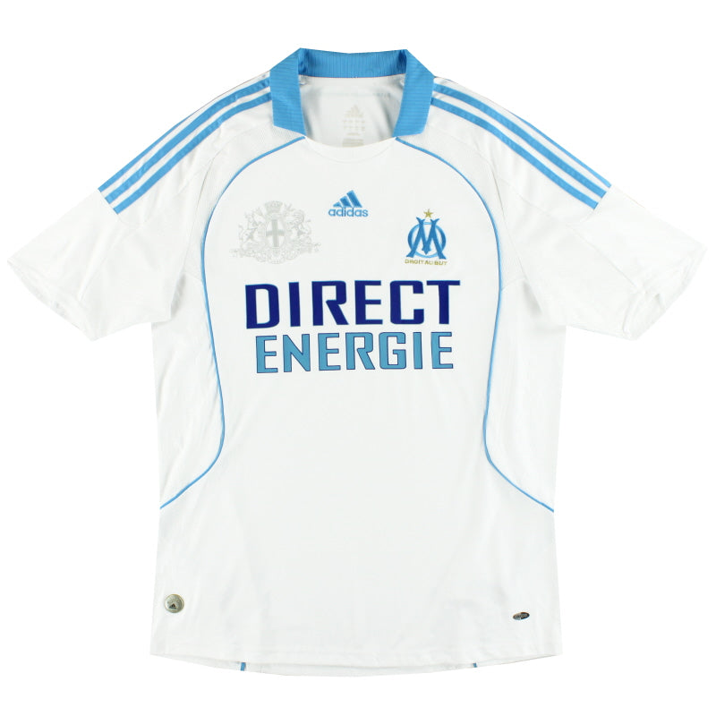 2008-09 Olympique Marseille adidas Home Shirt S